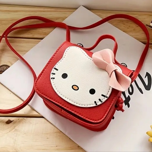 BRAND NEW!! Hello Kitty Kids Mini Purses - Red, Pink, Yellow, Green, Black - Picture 4 of 8